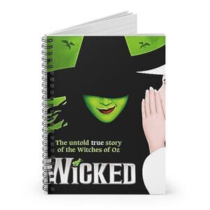 Wicked Notebook - Broadway Gift for Her/Him. Back to school gift.​